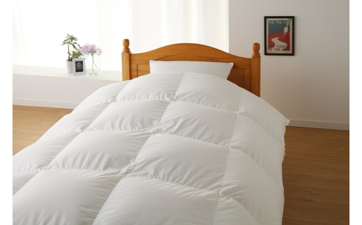 イングランド ホワイトダックダウン 掛け布団 羽毛布団 シングル 1枚 150×210cm 360ダウンパワー SM911150 [4978]