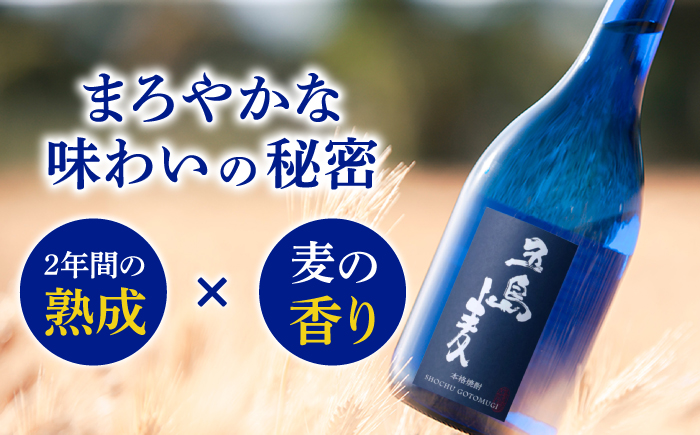【3回定期便】【麦焼酎＆芋焼酎】五島麦25度720ml＆五島芋25度720ml（化粧箱）五島市/五島列島酒造[PAH009] お酒 焼酎 酒 アルコール セット