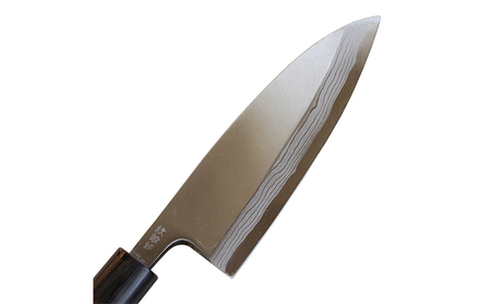 出刃包丁 180mm 紫檀柄 多層鋼雲浮 青鋼 本格手打鍛造品 キッチン用品 手造り包丁 刃物 