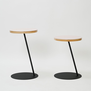 Circle side table（サークルサイドテーブル） サイドテーブル／ナイトテーブル H600 ブラック_パウダー  EB8-0663