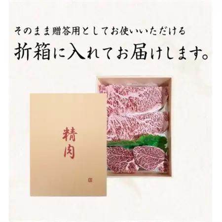 熊野牛A4以上ヒレシャトーブリアンステーキ100g×2枚＆霜降りサーロインステーキ180g×2枚【配送不可地域：離島】【1403056】