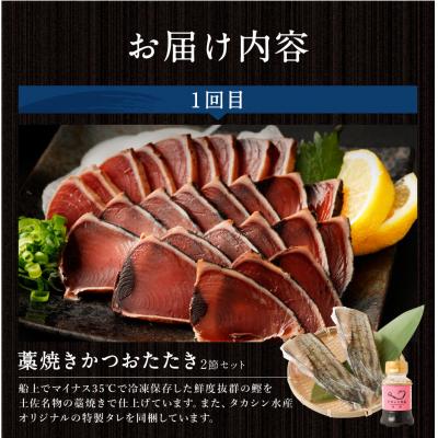 ふるさと納税 室戸市 【定期便3回】カツオとマグロ堪能定期便A かつおのたたき まぐろ切り落とし ネギトロ |  | 01