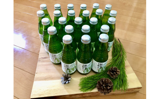 
【036-08】信州高遠産赤松:松葉炭酸水180ml×6本4箱
