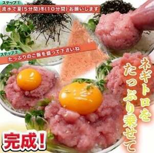 【市場食堂　花いち】　ネギトロ250g×4PC×6　【11100-1900】