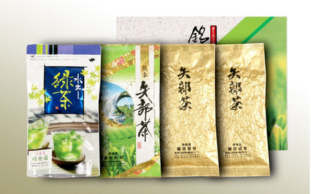 【全12回定期便】晴趣園 藤原製茶 お茶 セット 蒸製玉緑茶 4点セット 化粧箱入り 矢部茶 玉緑茶 緑茶 水出し 熊本県産 山都町産 【一般社団法人 山都町観光協会】[YAB053]