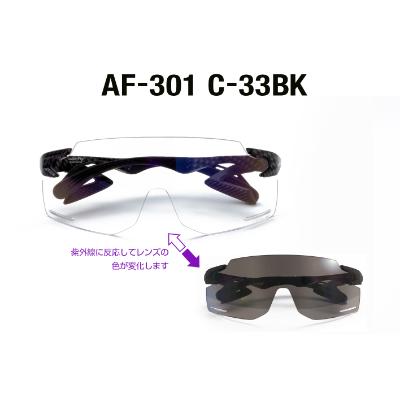 ふるさと納税 鯖江市 鼻パッドのないサングラス「エアフライ」最新型AF-301 C-33BK ブラック(調光レンズ装着版) |  | 03
