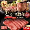 【ふるさと納税】【3回定期便】A5等級 佐賀牛 サーロインスライス 400g（400g×1パック）/ナチュラルフーズ[UBH110] 佐賀牛 すき焼き しゃぶしゃぶ サーロイン ロース