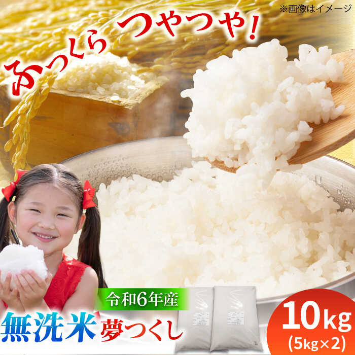 【ふるさと納税】【令和6年産】無洗米夢つくし 10kg（5kg×2袋） 米 こめ コメ ごはん 白米 ゆめつくし ユメツクシ 広川町[AFCE001]