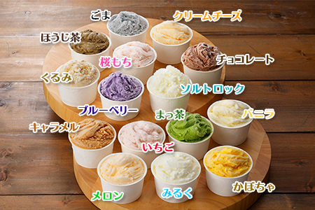 アイスクリーム ジェラート 食べ比べ 15個 アイス A セット 北海道 1336