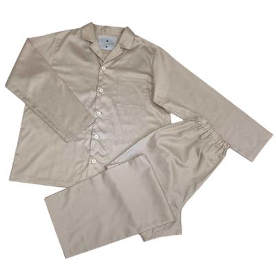 ふるさと納税 和泉市 【シングル】プレミアム掛け布団カバー&amp;パジャマ(男女兼用Lサイズ)2点セット　色シャンパンベージュ