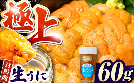 対馬産 生うに 60g 海鮮 魚介 うに ウニ  [WAA012]