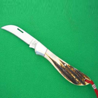 ふるさと納税 関市 H60-06 フローリストナイフ メタリック【鹿角】 FD-120H |  | 03