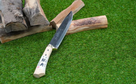 山鉈片刃（木鞘付） 鉈 山歩き 右利き用 キャンプ用品 アウトドア用品  登山用品  [五十嵐刃物工業] 【055P004】