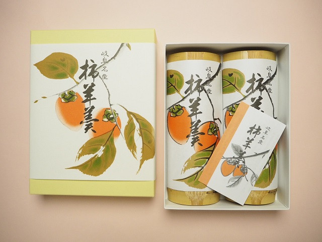 
元祖柿羊羹(小)2本箱入
