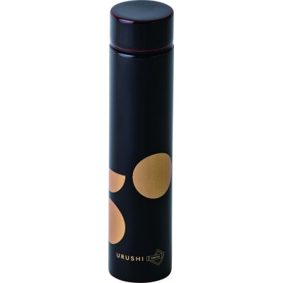 本漆だけの特別な質感のステンレスボトル【URUSHIPOKETLE180ml 日月 溜色】【1453988】