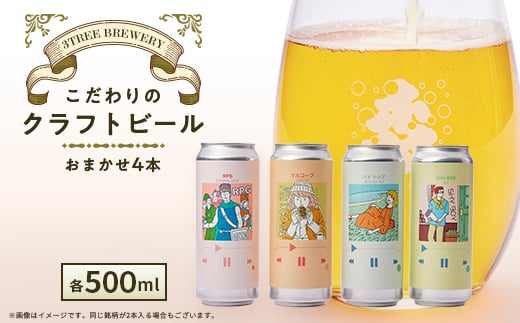 
                  こだわりのクラフトビール おまかせ4本【1581121】
                