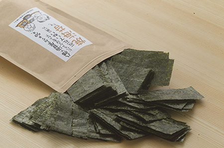 福岡県産有明のり とうがらし海苔 8切(40枚×6袋) 吉富町/株式会社ゼロプラス[BGAA003]