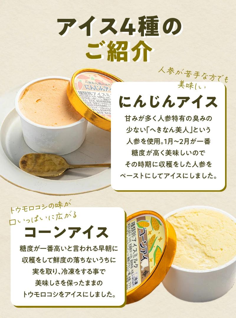 ～ご縁から生まれた～ ベジタブルジェラート アイス「ニッコリピースセット」 ６個入り　7月おすすめ H132-027