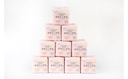 【令和6年産米】秋田県産あきたこまち　真空キューブ米セット[B45-2501]