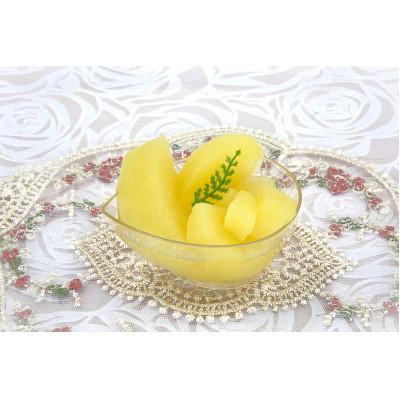 ふるさと納税 由利本荘市 国産果実(黄桃・りんご・さくらんぼ)・2つ割り白桃缶詰　計6缶セット |  | 02