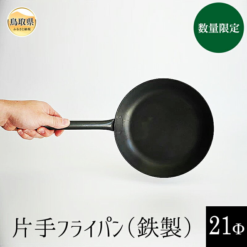 【ふるさと納税】片手フライパン（鉄製）21Φ【数量限定】_T2600157
