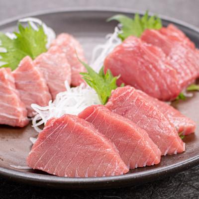 ふるさと納税 いわき市 【毎月定期便】本マグロ訳あり中トロ 真空包装 [約1kg(3〜6ブロック)]全12回 |  | 03