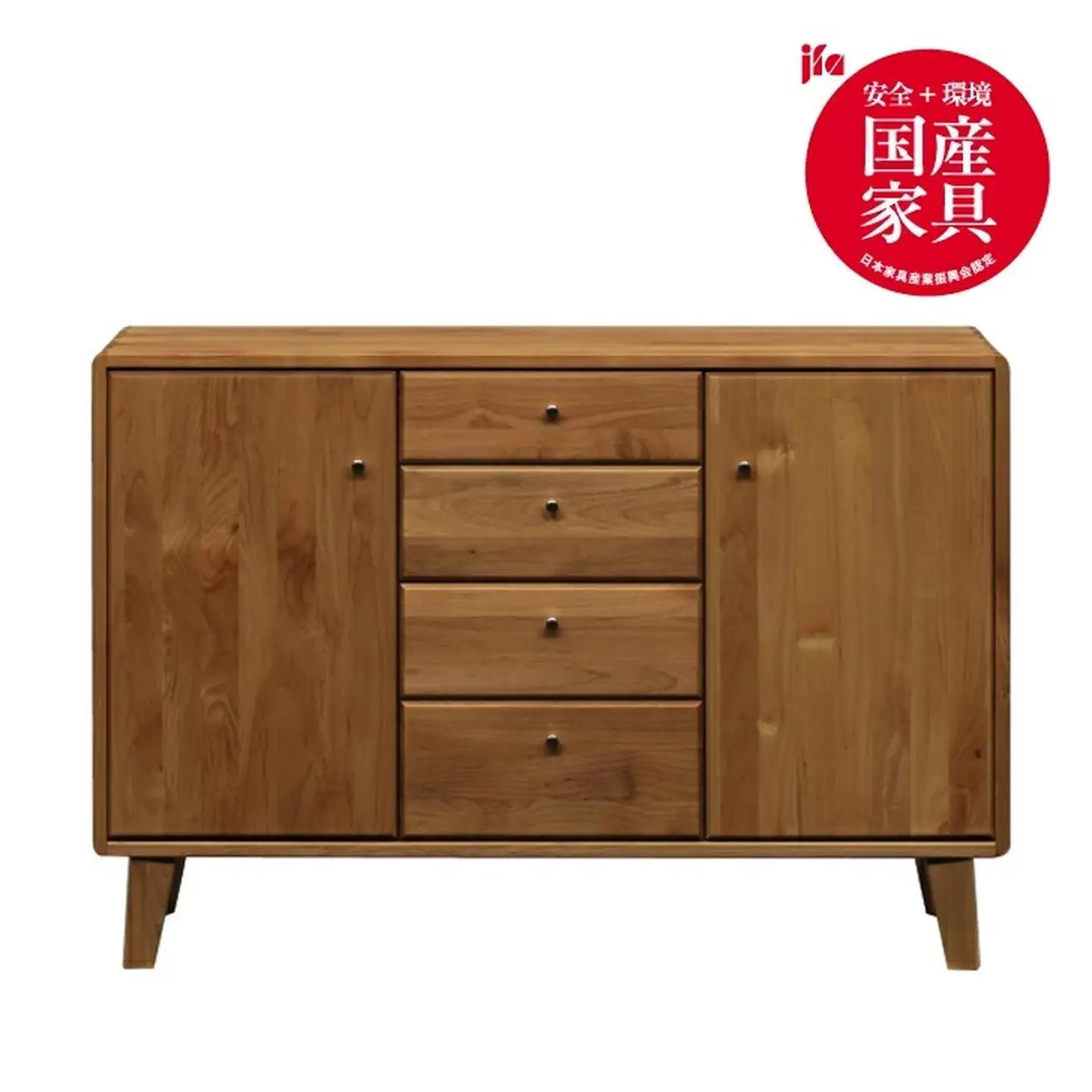kumukumu120リビングボード　WN色【諸富家具】：C510-021