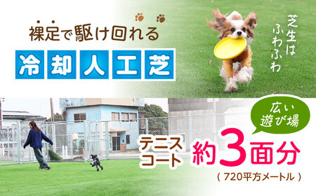 ドッグラン利用券(24回分) / ドッグラン 犬 施設 利用券 利用チケット 回数券 ペット / 諫早市 / 株式会社美泉[AHAP044]