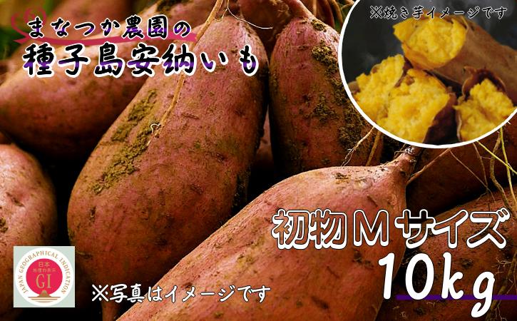 まなつか 農園 の 種子島 安納いも ( 生いも )Mサイズ 10ｋｇ　NFN002 【575pt】