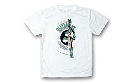 陶神オリバーTシャツ(XLサイズ)+缶バッジセット/ Ｔシャツ ティーシャツ 陶神オリバー 缶バッジ ヒーロー ご当地 キャラクター / 瀬戸市 / IZZAO's WORKS [BBAO007]