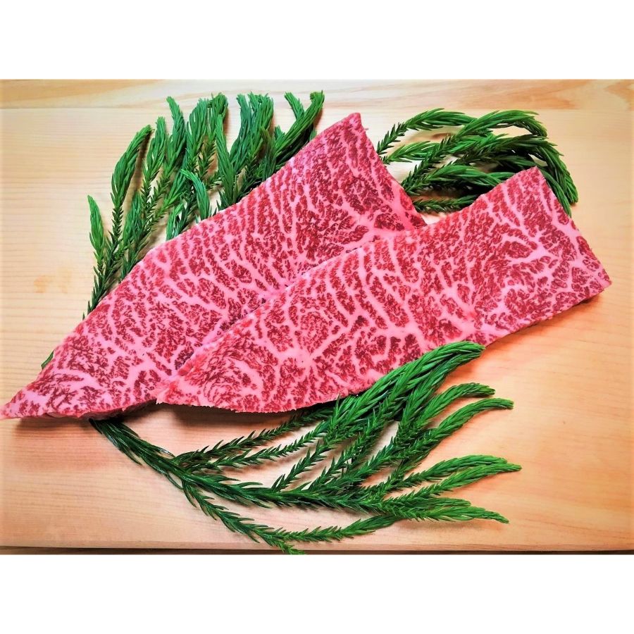 ＜古里精肉店＞「飛騨牛」A5等級ステーキ用（イチボ）150g×2