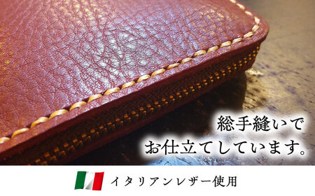 ミニ財布ワインレッド＜完全受注生産＞