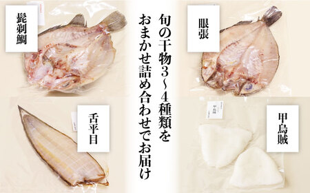 【職人の技】旬の干物 詰め合わせ 3-4種（6-8パック） / 魚 干物 干もの セット  / 南島原市 / ながいけ [SCH048]