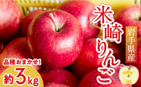 りんご 先行予約 米崎りんご 3kg 品種おまかせ りんご りんご りんご りんご りんご