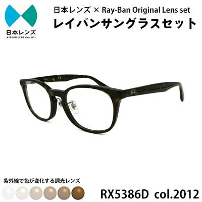 【ふるさと納税】レイバン サングラス RX5386D 2012 ブラウンレンズ オリジナル rayban レイバンサングラス セット 国産 調光レンズ 色が変わる レンズ 紫外線 大阪 大阪府 岸和田市　お届け：お申込みから1ヵ月程度で順次発送予定