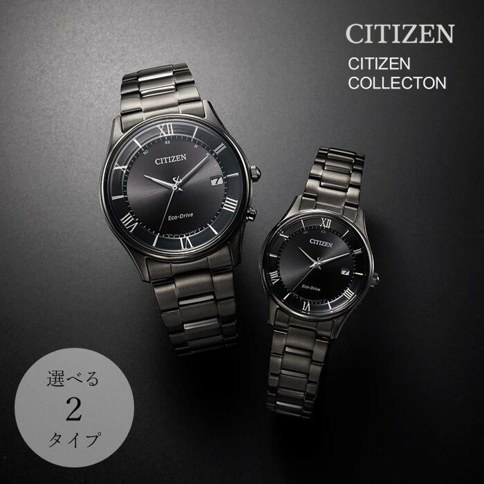 【ふるさと納税】シチズン 腕時計 CITIZEN シチズンコレクション ＼ NEW 【11/14発売 モデル 】／ AS1064-53E ES0004-51E 選択可能 メンズ レディース 兼用 ペア モデル 時計 プレゼント ギフト 贈答 贈り物 誕生日 記念日 お祝い ソーラー 岩手県 北上市