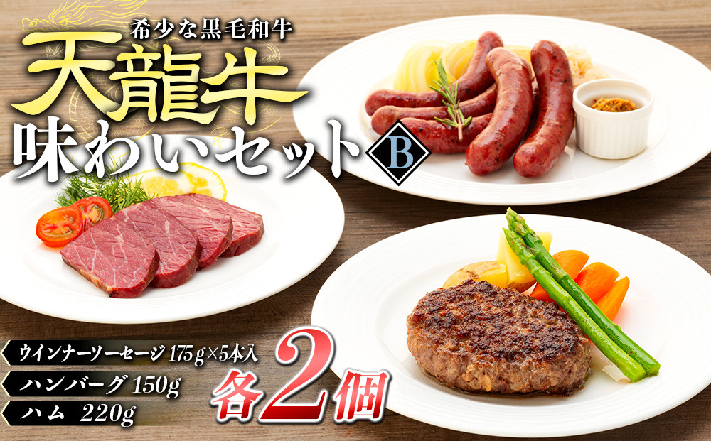 
天龍牛味わいセットB ハンバーグ フランク ソーセージ 天龍牛 黒毛和牛 長野県産 信州産 お肉 国産 希少 お酒のつまみ[№5675-1187]
