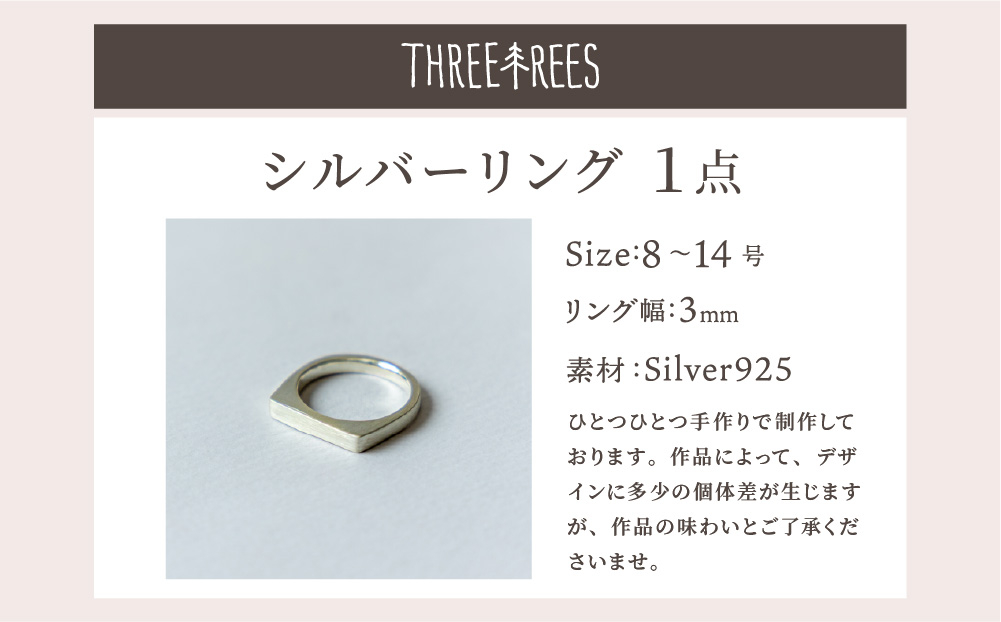 【日常のアクセントに】シルバーリング  LS-03  / マット / 9号
