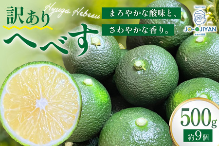 【期間限定発送】 へべす 訳あり 宮崎 栽培期間中 農薬不使用 露地へべす 500g