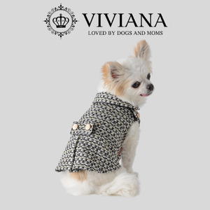 犬 服 ドッグウェア「VIVIANA」2ndAnniversaryベスト（Black）|犬用 服 ペット犬 ドッグ ペット用品 愛犬 ファッション 秦野 神奈川