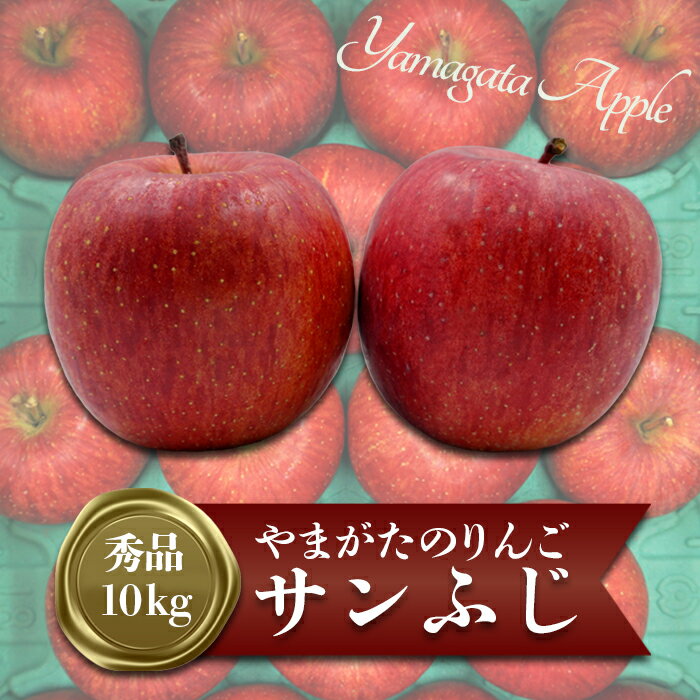 【ふるさと納税】【2025年11月～12月発送分先行受付】「秀品」山形のりんご（サンふじ）約10kg_H170(R7)