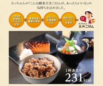 さっちゃんの酵素玄米ごはん「レトルトタイプ」125g×28パック コシヒカリ ３日間熟成 健康 美容 完全無添加 1F04030
