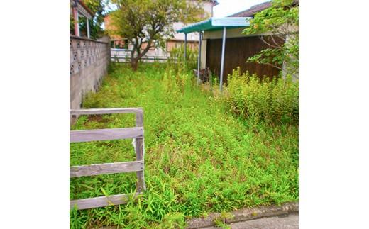 お宅のお庭除草・清掃サービス