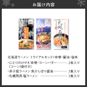 【VA０1】 北海道ラーメン トライアルセット ①