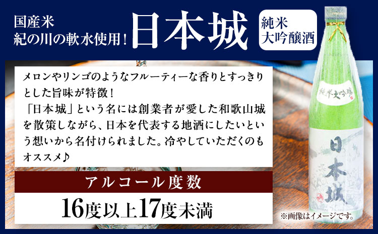 日本城 純米大吟醸酒 純米吟醸酒 根来 飲み比べセット 720ml×2本セット 厳選館《90日以内に出荷予定(土日祝除く)》 和歌山県 日高川町 酒 純米吟醸 飲み比べ 1440ml 純米大吟醸酒 純