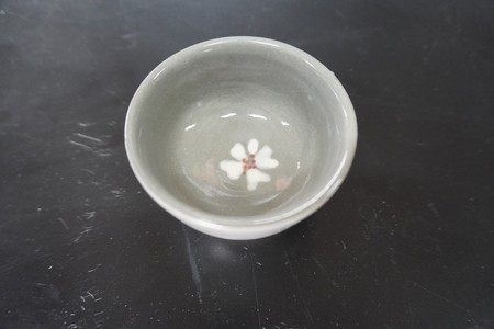 源太夫窯 和食器『ぐい呑み』1個 [グレー][1012]