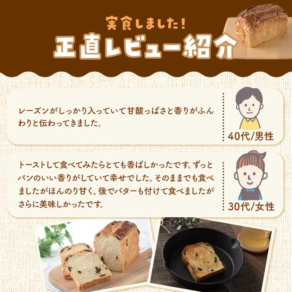パン好きに贈るレーズンブレッド（2斤）《冷凍パン》