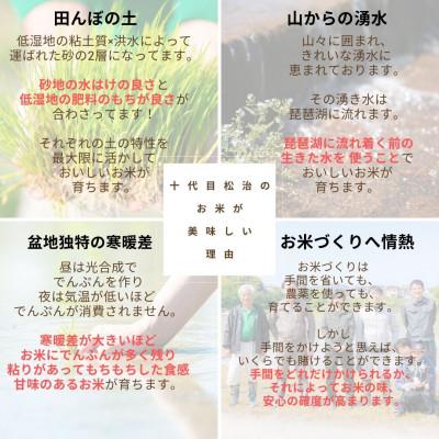 ふるさと納税 竜王町 【令和6年産】特別栽培米きぬむすめ 無洗米10kg　十代目松治の「縁起の竜王米」 |  | 02
