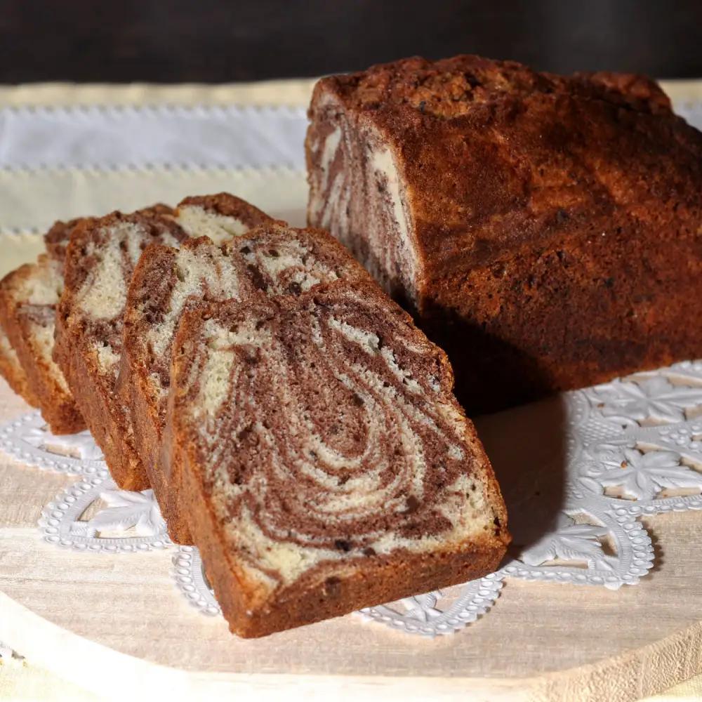 信州・長野市の小さな工房から チョコレートマーブルケーキ 3本 | スイーツ ケーキ