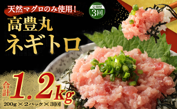 【定期便 / 3ヶ月連続】 土佐流藁焼きかつおのたたき1節と高豊丸ネギトロ400gセット   魚介類 海産物 カツオ 鰹 わら焼き 高知 海鮮 冷凍 家庭用 訳あり 不揃い  連続 藁焼き かつおのた